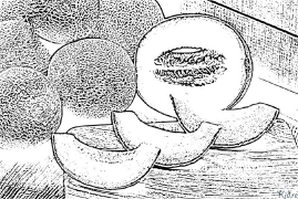 melone Disegni Da Colorare Stampabili